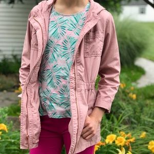 Blush Pink Cargo Jacket